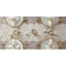 DII® 54" White and Gold Embroidered Snowflakes Table Runner